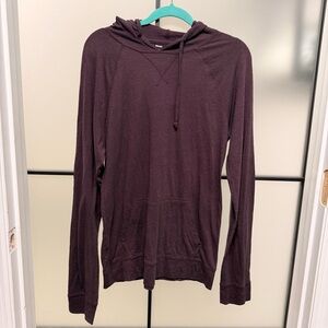 Public Opinion Men’s S Maroon Lightweight Hoodie Pullover